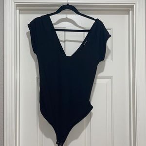 Bodysuit, crisscross on the back